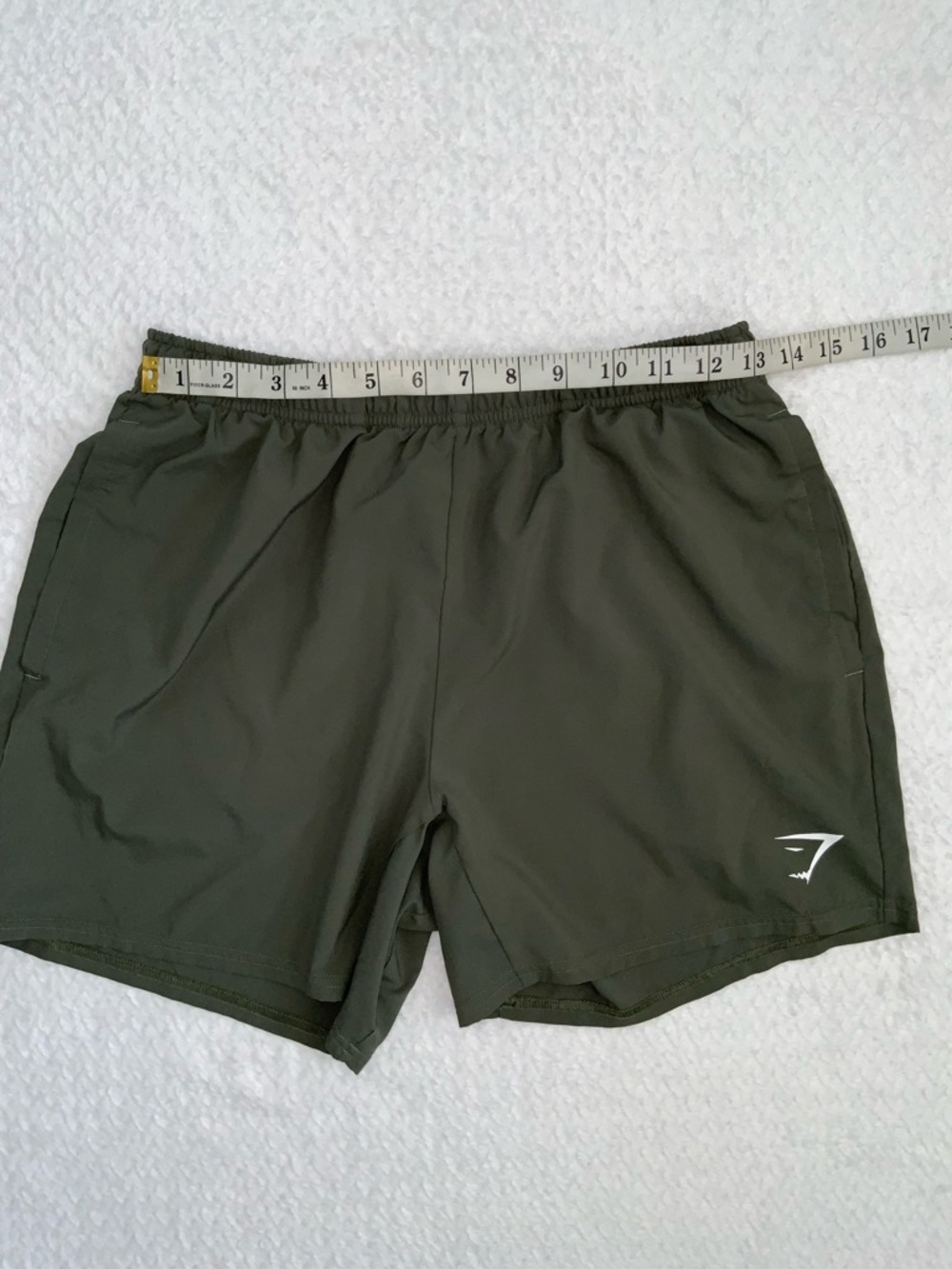 Gymshark Olive Green Arrival Athletic Shorts - Picture 7 of 9